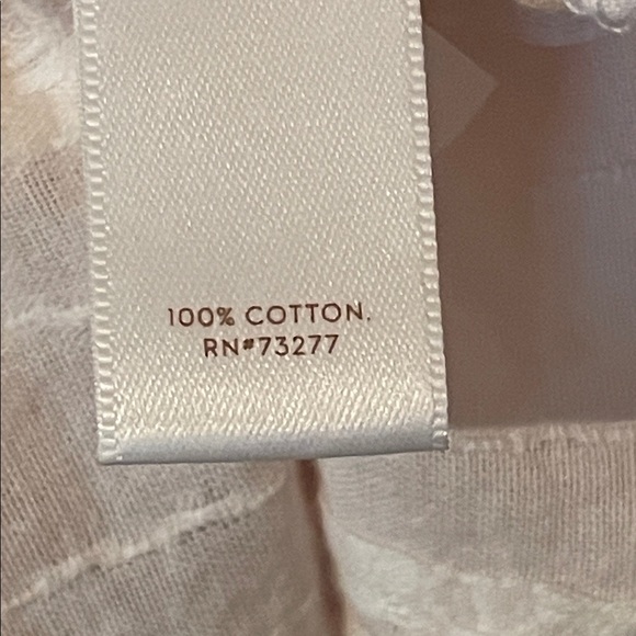 LC Lauren Conrad Blush Pink Blouse with 3/4 length Puff Sleeves EUC Large - Picture 11 of 12